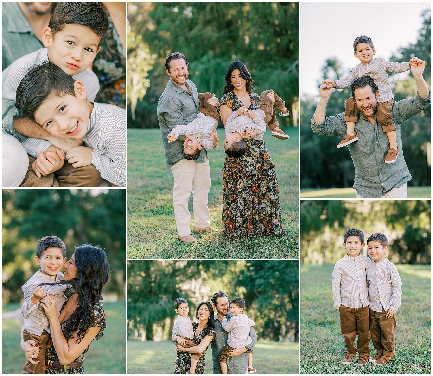 A beautiful family session at Leu Gardens, by Orlando family photographer, Rooted Love.
