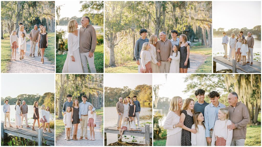 Beautiful family session with older children by Orlando family photographer. 