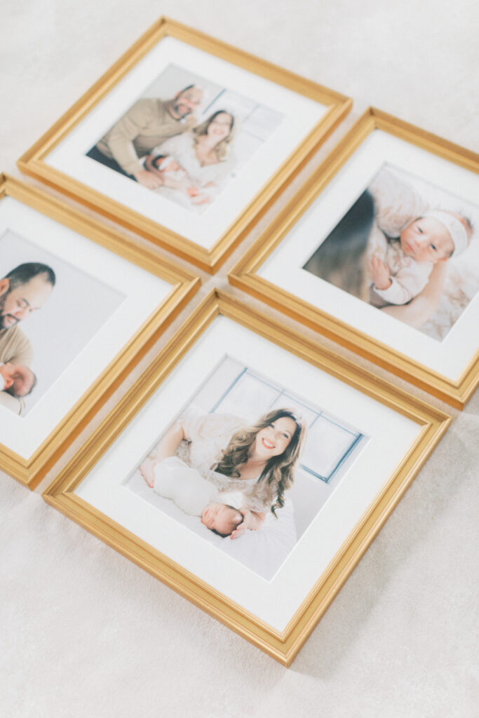 custom frames by Orlando newborn photographer