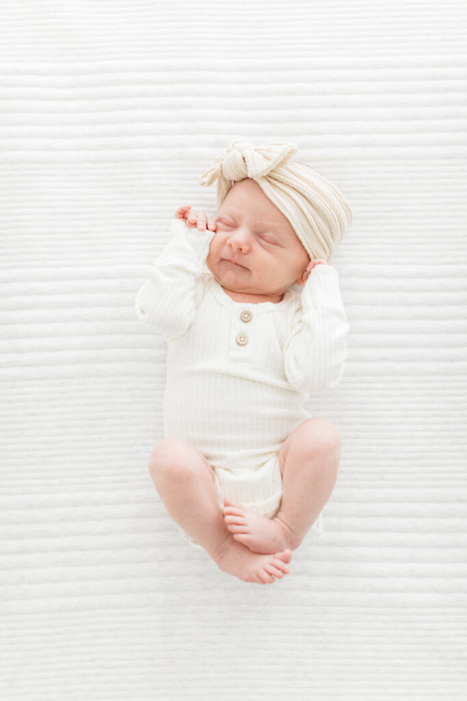 Newborn at home by Orlando lifestyle photographer.