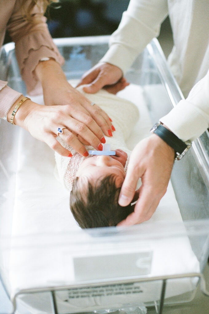 Newborn session at Winnie Palmer Hospital