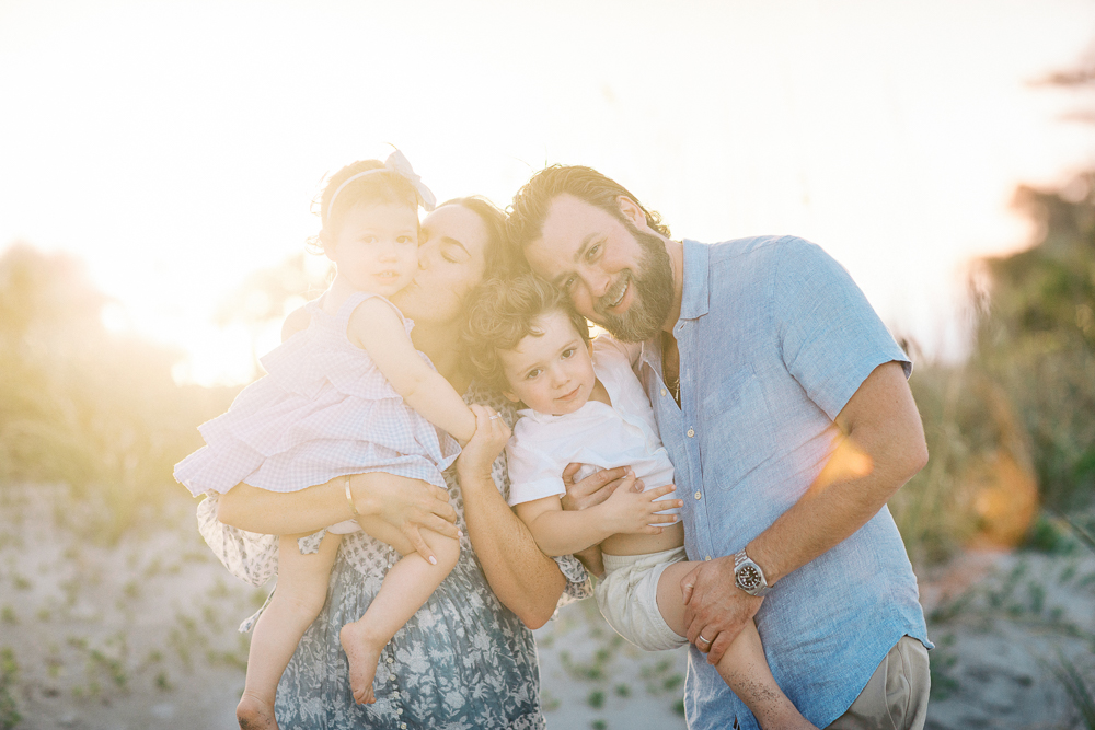 Family beach session by Orlando lifestyle photographer. 