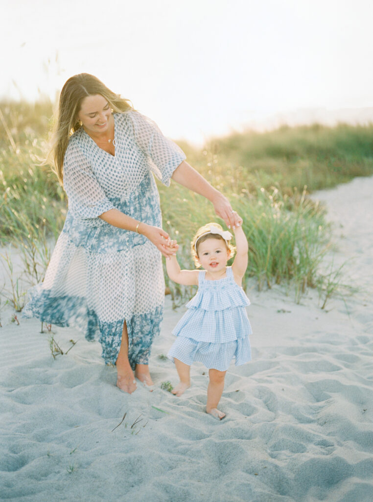 A gorgeous lifestyle session at the beach  by Orlando family photographer. 