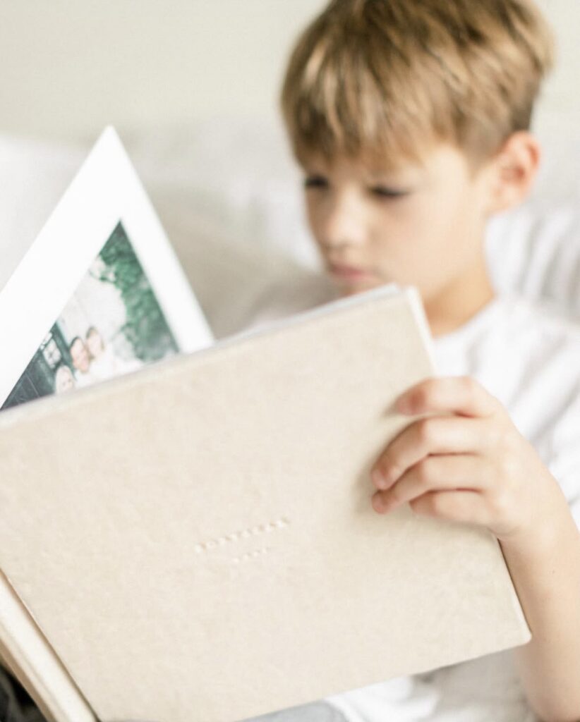 Wipeable, lay flat pages so your children can enjoy seeing pictures of themselves as often as they like.