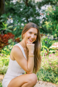 Light filled senior portraits in Orlando.