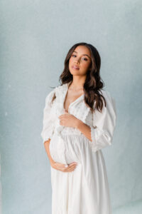 Ethereal studio session by Orlando Maternity photographer