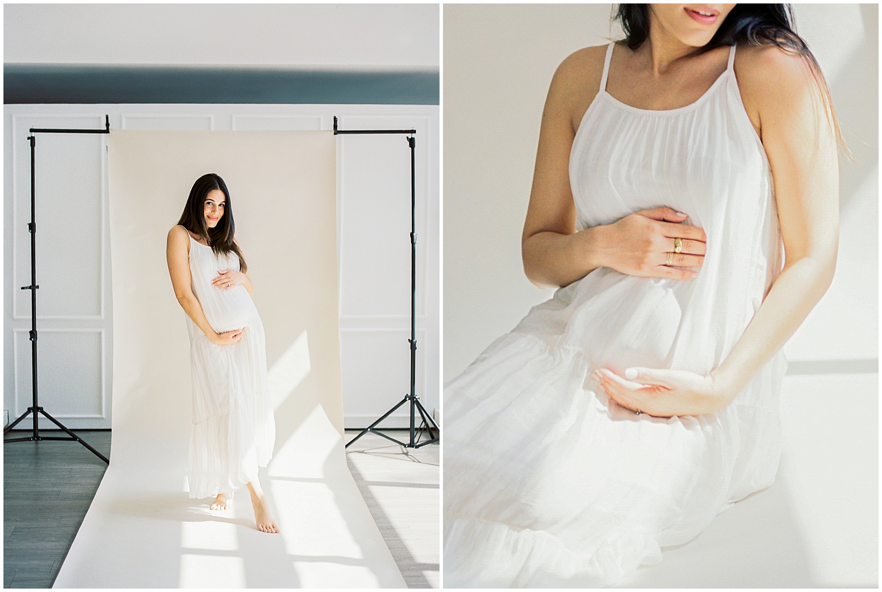 Ethereal maternity session by Rooted Love, Orlando maternity photographer.